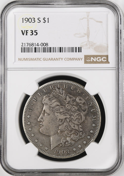 1903-S $1 Morgan NGC VF35