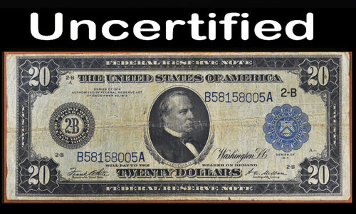 Series 1914 $20 Federal Reserve Bank Note Fr. 971 Fine