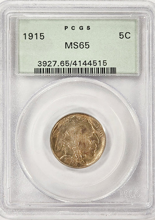 1915 5C Buffalo PCGS MS65
