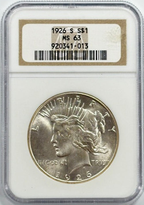 1926 S S$1 NGC MS63