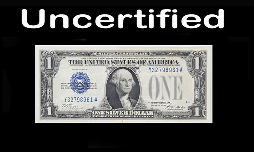 Series 1928A $1 Silver Certificate Funnyback  Fr.1601 Uncertified Choice Unc.