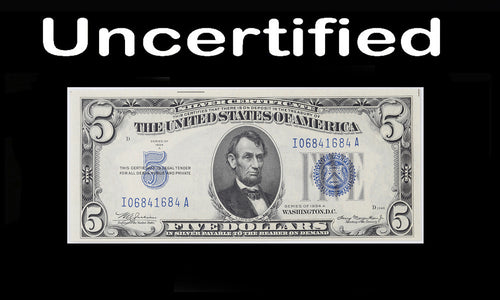 Series 1934A $5 Silver Certificate Fr.1651 Uncertified Choice Unc. Super Fresh