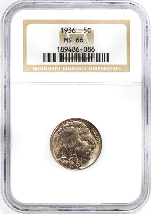 1936 5C Buffalo NGC MS66