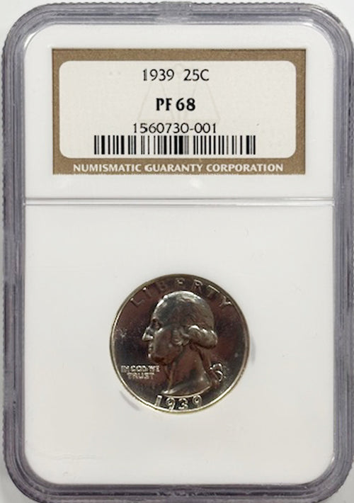 1939 25C NGC PF68