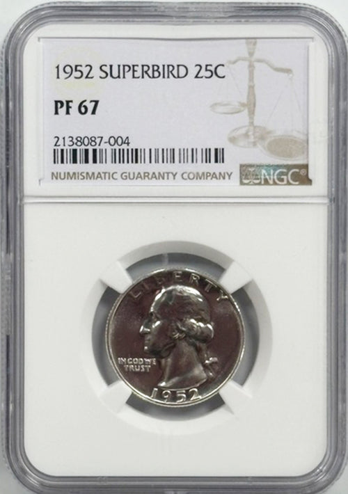 1952 Superbird 25C NGC PF67