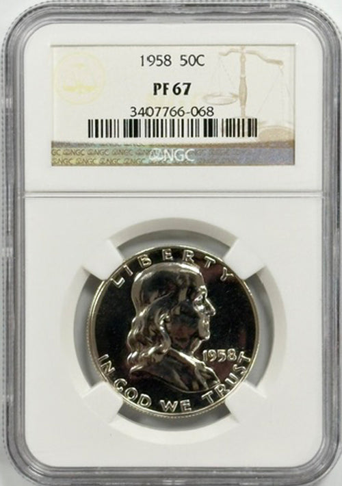 1958 50C NGC PF67