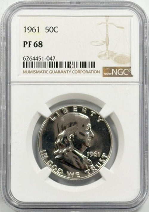 1961 50C NGC PF68