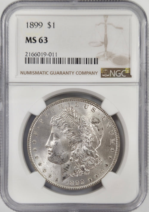 1899 $1 Morgan NGC MS63