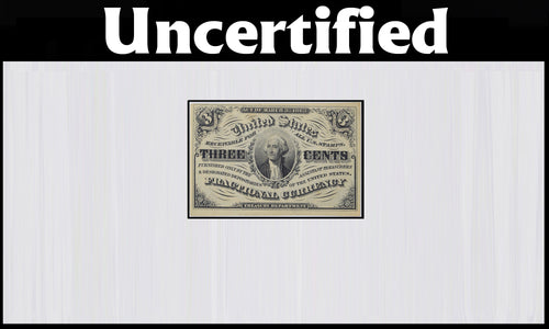 3 Cents Third Issue Fractional Currency Fr.1226 Uncertified Choice Uncirculated