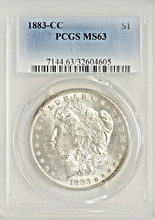 1883-CC $1 Morgan PCGS MS63