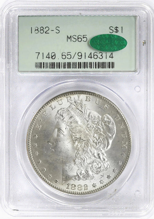 1882-S $1 Morgan PCGS MS65 CAC