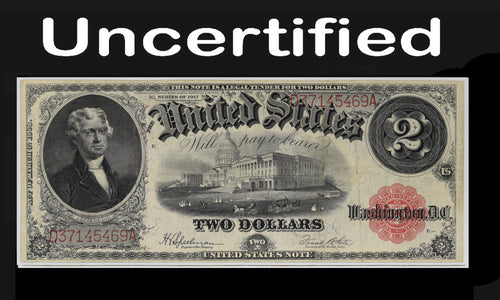 Series 1917 $2 Legal Tender Fr.60 Uncertified CH. VF