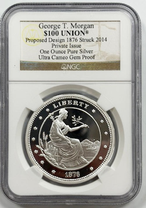 George T. Morgan $100 Union Ultra Cameo Gem Proof