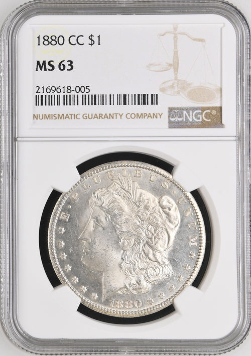 1880-CC $1 Morgan NGC MS63