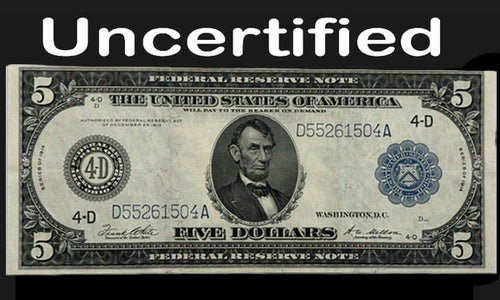 Series 1914 $5 Federal Reserve Note CH VF FR#859A