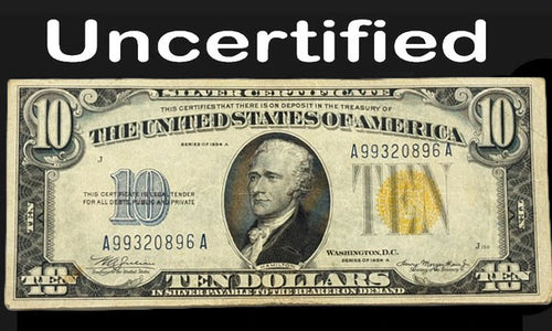 Series 1934A $10 Silver Certificate FR#2309