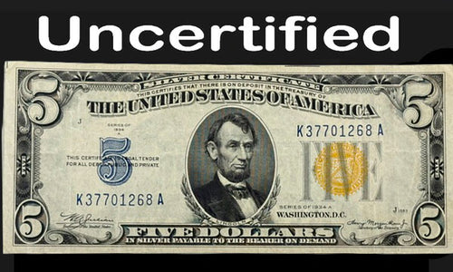 Series 1934A $5 Silver Certificate CH VF FR#2307