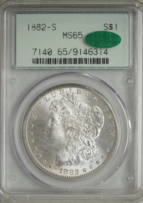 1882-S $1 Morgan PCGS MS65 CAC