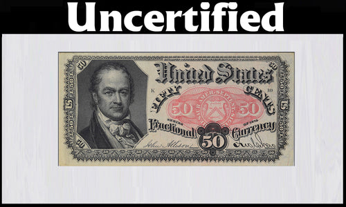 50 Cents Fifth Issue Fractional Currency Fr.1381 Uncertified Choice AU