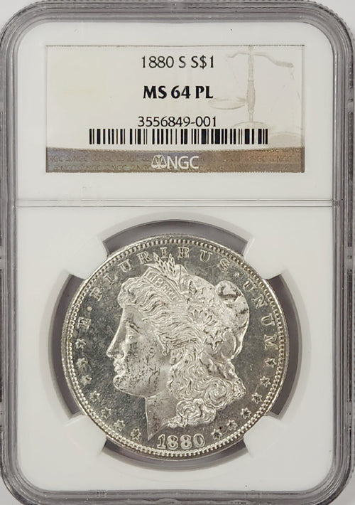 1880-S $1 Morgan NGC MS64PL
