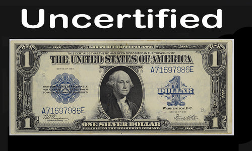 Series 1923 $1 Silver Certificate Fr.238 Uncertified CH. XF