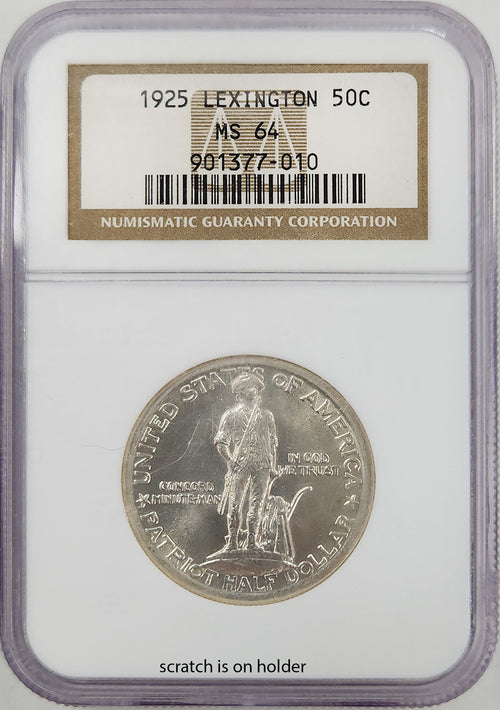 1925 50C Lexington-Concord Sesquicentennial NGC MS64