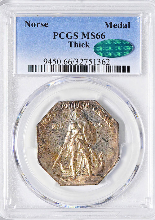 1925 Norse American Medal PCGS MS66 THICK CAC