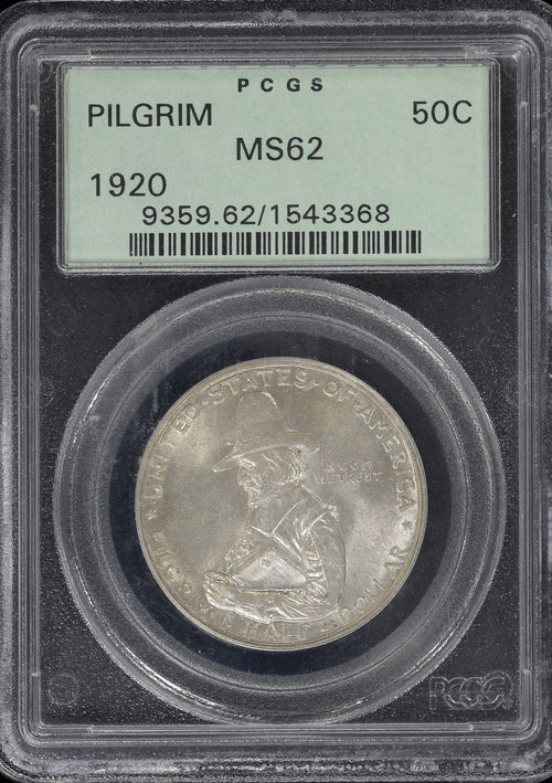 1920 50C Pilgrim PCGS MS62