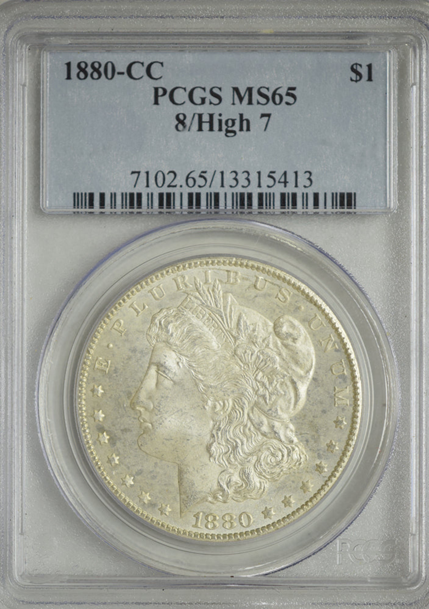 1880-CC Morgan Silver Dollar