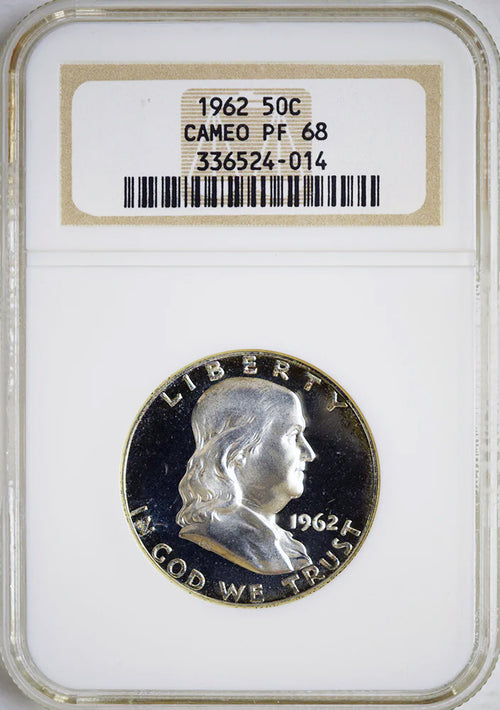 1962 50C Franklin NGC PF68 Cameo
