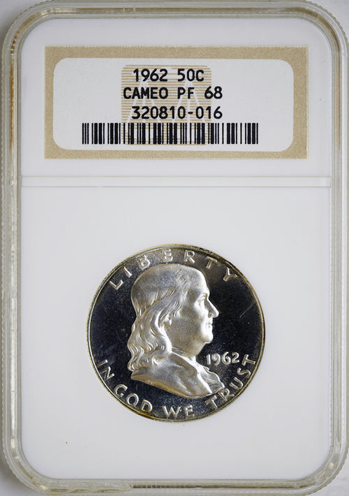 1962 50C Franklin NGC PF68 Cameo