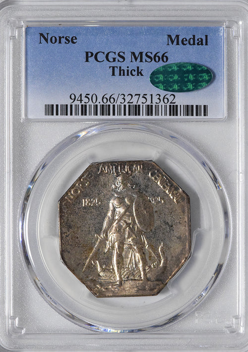 1925 Norse Medal PCGS MS66 THICK CAC